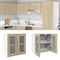 vidaXL - Hangkast - 60x31x60 - cm - spaanplaat - sonoma - eikenkleurig