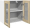 vidaXL - Hangkast - 60x31x60 - cm - spaanplaat - sonoma - eikenkleurig