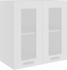 vidaXL - Hangkast - 60x31x60 - cm - spaanplaat - wit