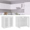 vidaXL - Hangkast - 60x31x60 - cm - spaanplaat - wit