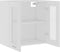 vidaXL - Hangkast - 60x31x60 - cm - spaanplaat - wit