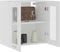 vidaXL - Hangkast - 60x31x60 - cm - spaanplaat - wit