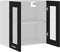 vidaXL - Hangkast - 60x31x60 - cm - spaanplaat - zwart
