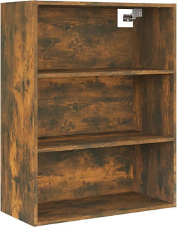 vidaXL - Hangkast - 69,5x32,5x90 - cm - gerookt - eikenkleurig