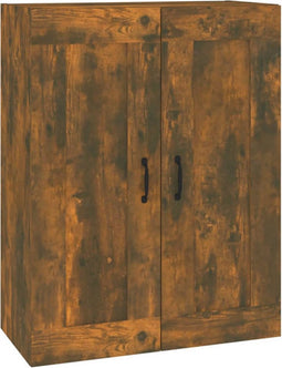 vidaXL - Hangkast - 69,5x32,5x90 - cm - gerookt - eikenkleurig