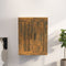 vidaXL - Hangkast - 69,5x32,5x90 - cm - gerookt - eikenkleurig