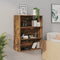 vidaXL - Hangkast - 69,5x32,5x90 - cm - gerookt - eikenkleurig