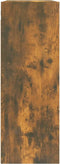 vidaXL - Hangkast - 69,5x32,5x90 - cm - gerookt - eikenkleurig