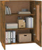 vidaXL - Hangkast - 69,5x32,5x90 - cm - gerookt - eikenkleurig