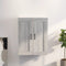 vidaXL - Hangkast - 69,5x32,5x90 - cm - grijs - sonoma - eikenkleurig