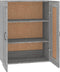 vidaXL - Hangkast - 69,5x32,5x90 - cm - grijs - sonoma - eikenkleurig