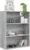 vidaXL - Hangkast - 69,5x32,5x90 - cm - grijs - sonoma - eikenkleurig