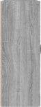 vidaXL - Hangkast - 69,5x32,5x90 - cm - grijs - sonoma - eikenkleurig