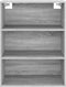 vidaXL - Hangkast - 69,5x32,5x90 - cm - grijs - sonoma - eikenkleurig