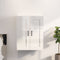 vidaXL - Hangkast - 69,5x32,5x90 - cm - hoogglans - wit