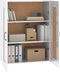 vidaXL - Hangkast - 69,5x32,5x90 - cm - hoogglans - wit