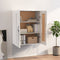 vidaXL - Hangkast - 69,5x32,5x90 - cm - hoogglans - wit