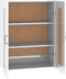 vidaXL - Hangkast - 69,5x32,5x90 - cm - hoogglans - wit