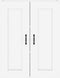 vidaXL - Hangkast - 69,5x32,5x90 - cm - hoogglans - wit