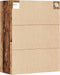 vidaXL - Hangkast - 69,5x32,5x90 - cm - oud - houtkleurig