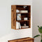vidaXL - Hangkast - 69,5x32,5x90 - cm - oud - houtkleurig