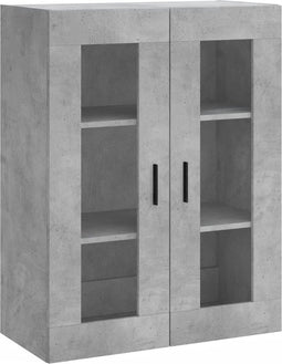vidaXL - Hangkast - 69,5x34x90 - cm - betongrijs