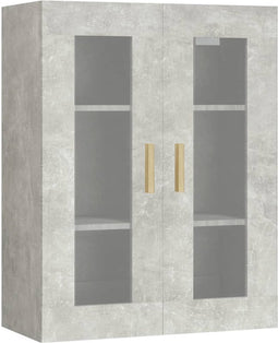 vidaXL - Hangkast - 69,5x34x90 - cm - betongrijs