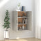 vidaXL - Hangkast - 69,5x34x90 - cm - bewerkt - hout - betongrijs