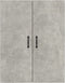 vidaXL - Hangkast - 69,5x34x90 - cm - bewerkt - hout - betongrijs
