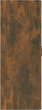 vidaXL - Hangkast - 69,5x34x90 - cm - bewerkt - hout - gerookt - eikenkleurig