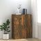 vidaXL - Hangkast - 69,5x34x90 - cm - bewerkt - hout - gerookt - eikenkleurig