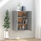 vidaXL - Hangkast - 69,5x34x90 - cm - bewerkt - hout - grijs - sonoma - eikenkleurig
