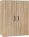 vidaXL - Hangkast - 69,5x34x90 - cm - bewerkt - hout - sonoma - eikenkleurig