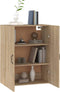 vidaXL - Hangkast - 69,5x34x90 - cm - bewerkt - hout - sonoma - eikenkleurig