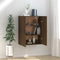 vidaXL - Hangkast - 69,5x34x90 - cm - bewerkt - hout - bruineikenkleurig