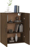 vidaXL - Hangkast - 69,5x34x90 - cm - bewerkt - hout - bruineikenkleurig
