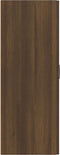 vidaXL - Hangkast - 69,5x34x90 - cm - bewerkt - hout - bruineikenkleurig