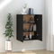 vidaXL - Hangkast - 69,5x34x90 - cm - bewerkt - hout - zwart