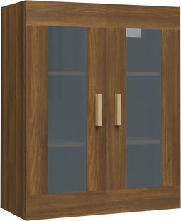 vidaXL - Hangkast - 69,5x34x90 - cm - bruin - eikenkleur