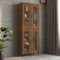 vidaXL - Hangkast - 69,5x34x90 - cm - bruin - eikenkleur