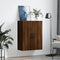 vidaXL - Hangkast - 69,5x34x90 - cm - bruin - eikenkleur