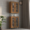 vidaXL - Hangkast - 69,5x34x90 - cm - bruin - eikenkleur