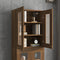 vidaXL - Hangkast - 69,5x34x90 - cm - bruin - eikenkleur
