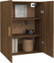 vidaXL - Hangkast - 69,5x34x90 - cm - bruin - eikenkleur