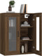 vidaXL - Hangkast - 69,5x34x90 - cm - bruin - eikenkleur