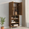 vidaXL - Hangkast - 69,5x34x90 - cm - bruin - eikenkleur