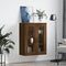 vidaXL - Hangkast - 69,5x34x90 - cm - bruin - eikenkleur