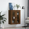 vidaXL - Hangkast - 69,5x34x90 - cm - bruin - eikenkleur