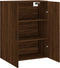 vidaXL - Hangkast - 69,5x34x90 - cm - bruin - eikenkleur