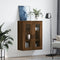 vidaXL - Hangkast - 69,5x34x90 - cm - bruin - eikenkleur